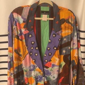 VNTG Carole Little XL Lightweight Blazer